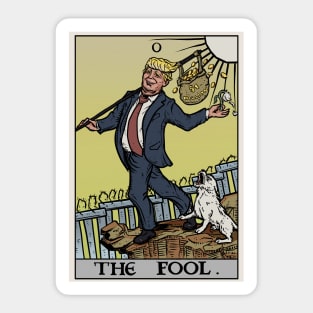 Donald Trump - The Fool Tarot Card Sticker